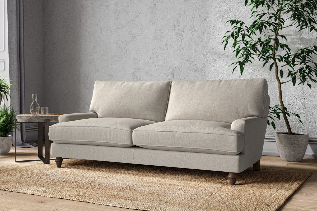 Nkuku MAKE TO ORDER Marri Large Sofa - Brera Linen Natural