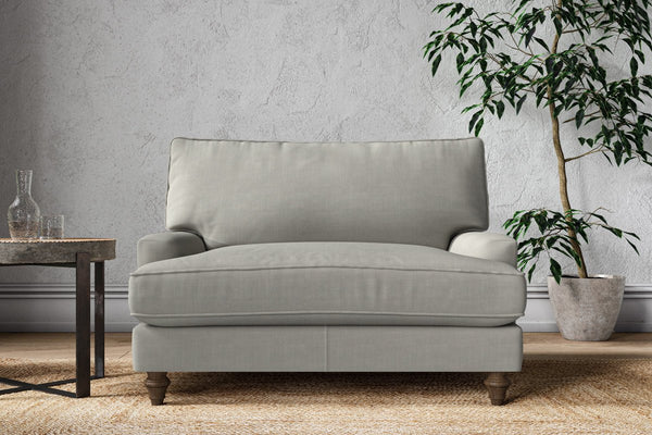 Nkuku MAKE TO ORDER Marri Love Seat - Brera Linen Smoke