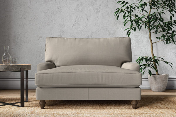 Nkuku MAKE TO ORDER Marri Love Seat - Recycled Cotton Flax