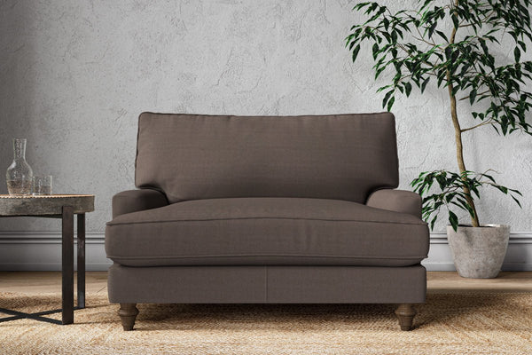 Nkuku MAKE TO ORDER Marri Love Seat - Recycled Cotton Mocha