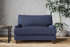 Nkuku MAKE TO ORDER Marri Love Seat - Recycled Cotton Navy