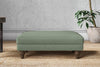 Nkuku MAKE TO ORDER Marri Medium Footstool - Brera Linen Jade