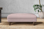 Nkuku MAKE TO ORDER Marri Medium Footstool - Recycled Cotton Lavender