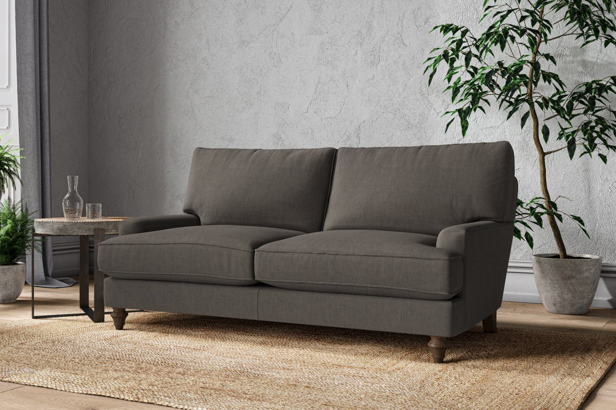 Nkuku MAKE TO ORDER Marri Medium Sofa - Brera Linen Granite