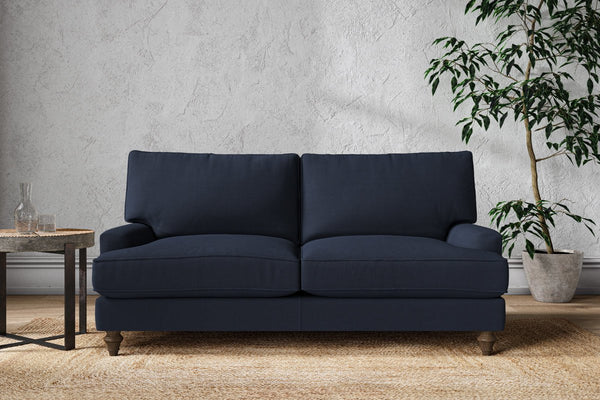 Nkuku MAKE TO ORDER Marri Medium Sofa - Brera Linen Indigo