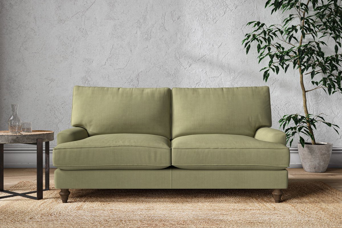 Nkuku MAKE TO ORDER Marri Medium Sofa - Brera Linen Sage