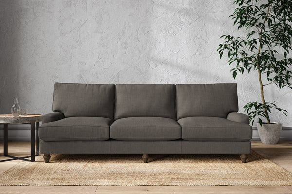 Nkuku MAKE TO ORDER Marri Super Grand Sofa - Brera Linen Granite