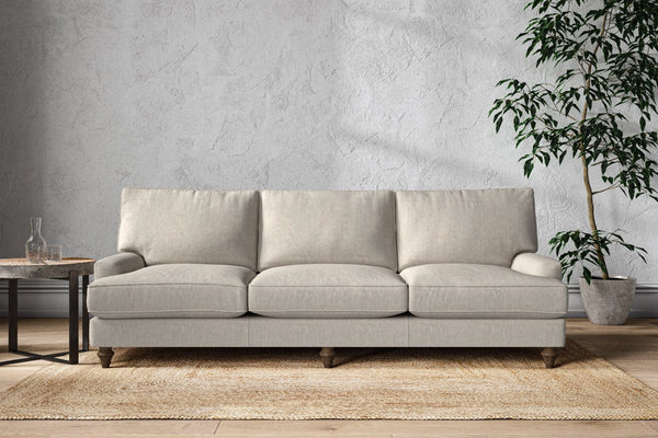 Nkuku MAKE TO ORDER Marri Super Grand Sofa - Brera Linen Natural