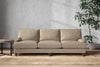 Nkuku MAKE TO ORDER Marri Super Grand Sofa - Brera Linen Pebble