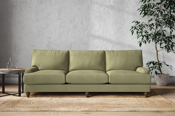 Nkuku MAKE TO ORDER Marri Super Grand Sofa - Brera Linen Sage