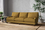 Nkuku MAKE TO ORDER Marri Super Grand Sofa - Recycled Cotton Ochre