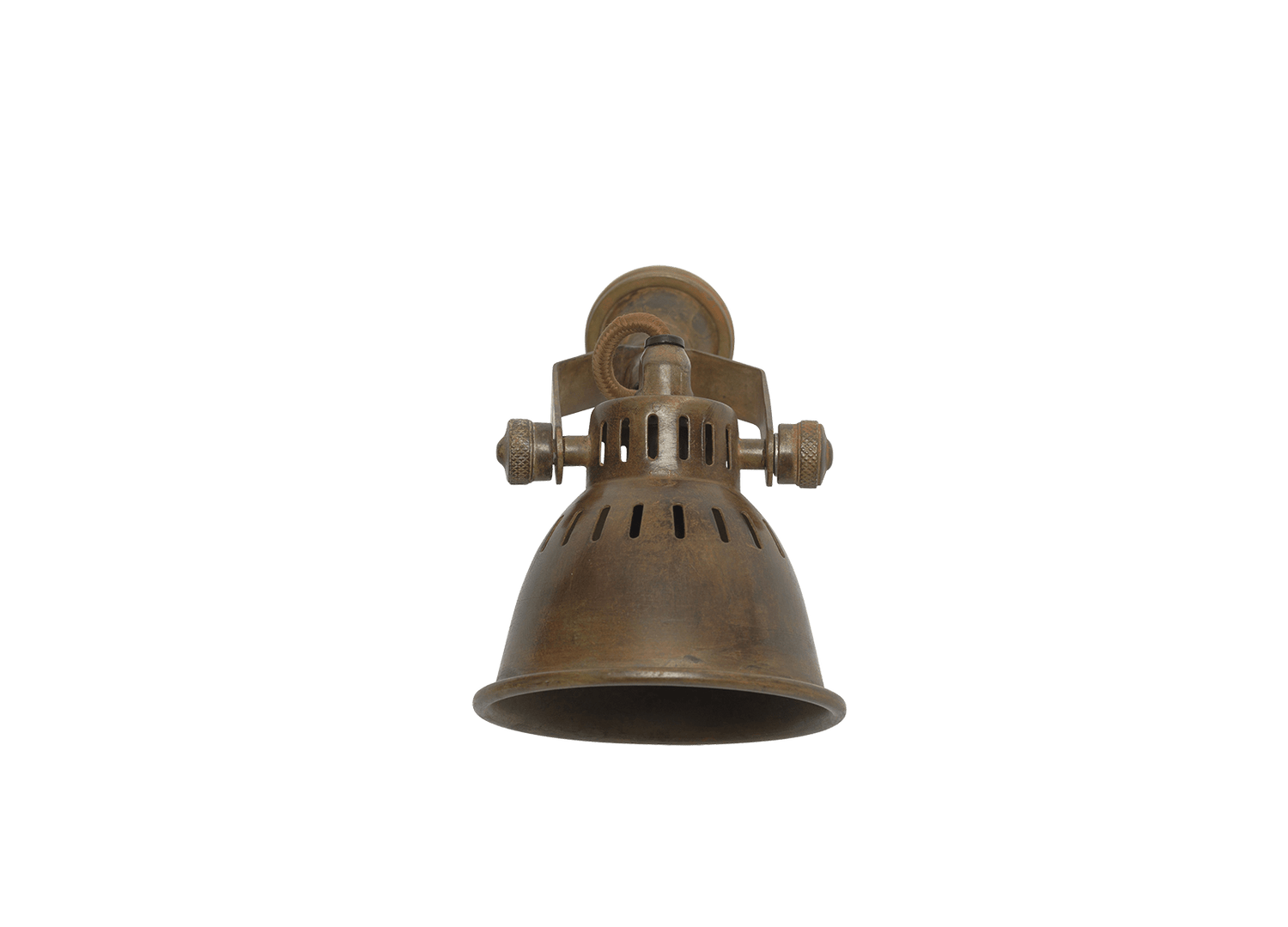 nkuku LIGHTS Tubu Brass Spot Light - Rust