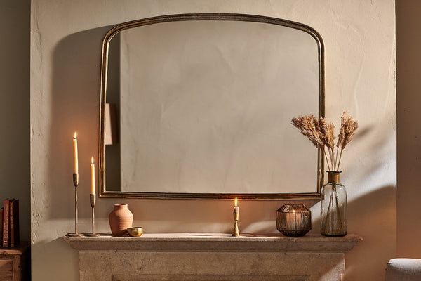 Almora Arched Mirror - Large-nkuku