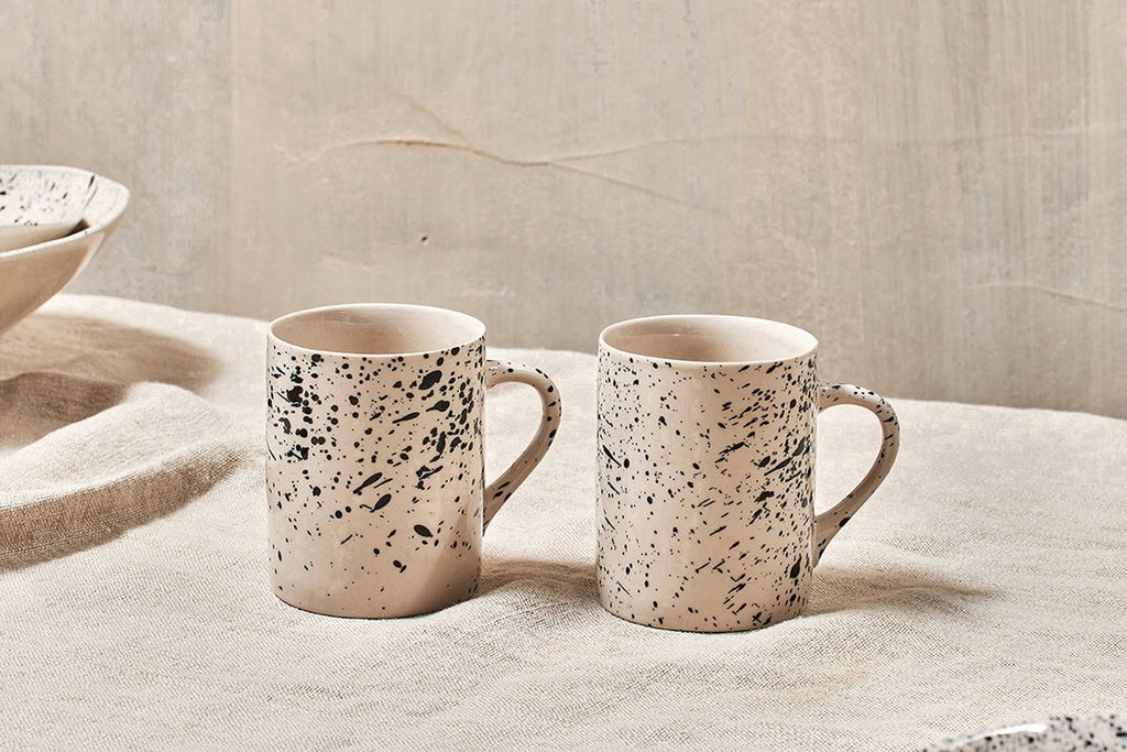 Ama Splatter Mug - Tall (Set of 2)-nkuku