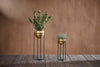 Atsu Brass Planter Stand-nkuku