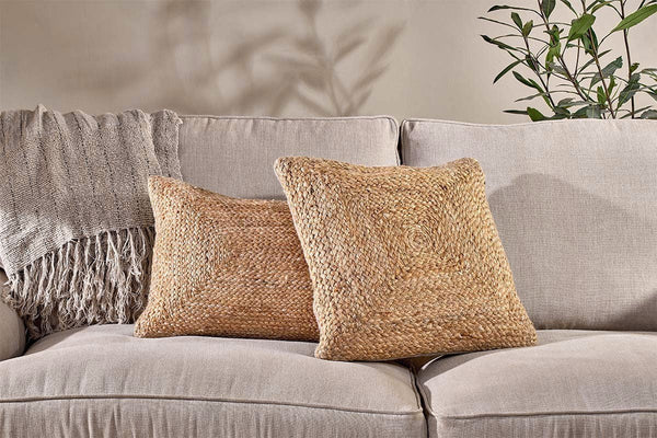 Barjora Braided Hemp Cushion Cover-nkuku