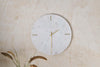 Besa Marble Clock - White-nkuku