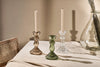 Buran Glass Candlestick - Clear-nkuku