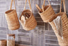 Chapad Hemp Wide Wall Hung Basket-nkuku