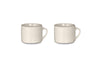 Ela Mug - Cream - Small (Set of 2)-nkuku