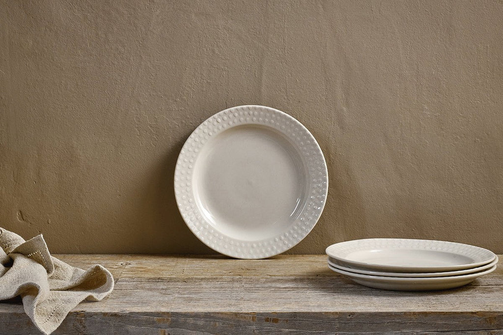 Ela Side Plate - Cream-nkuku