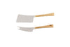 Ena Cheese Knife Set - Brushed Gold (Set of 2)-nkuku