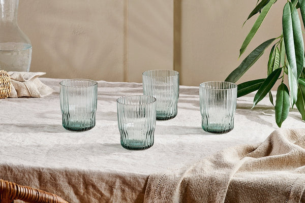 Fali Tumbler - Blue - (Set of 4)-nkuku