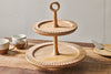 Gavivi Mango Wood Cake Stand-nkuku