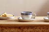 Indigo Drop Cup & Saucer-nkuku