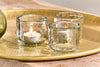 Irda Glass Small Tealight - Clear - Small (Set of 3)-nkuku