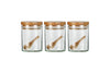 Izaan Spice Jar - Clear - (Set of 3)-nkuku