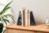 Juda Marble Bookends-nkuku