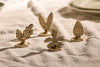 Leaf Brass Place Card Holders (Set of 4)-nkuku