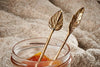 Leaf Spoon Gift Set - Antique Brass (Set of 2)-nkuku