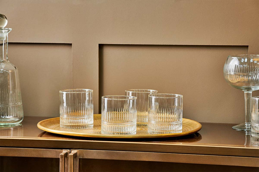 Mila Tumbler - Clear (Set of 4)-nkuku