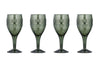 Mila Wine Glass - Dark Emerald (Set of 4)-nkuku