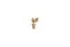 Oak Leaf Brass Bottle Stopper-nkuku