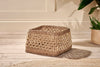 Shimla Square Seagrass And Palm Leaf Basket-nkuku