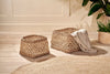 Shimla Square Seagrass And Palm Leaf Basket-nkuku