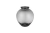 Vanita Glass Vase - Smoke - Wide-nkuku