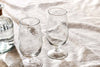 Yala Hammered Glass - Clear (Set of 4)-nkuku