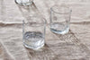 Yala Hammered Tumbler - Clear Glass (Set of 4)-nkuku