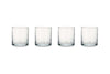 Yala Hammered Tumbler - Clear Glass (Set of 4)-nkuku