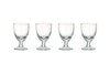 Yala Hammered Wine Glass - Clear Glass (Set of 4)-nkuku