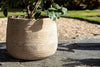 Zadie Etched Ceramic Planters - Neutral - (Set of 2)-nkuku