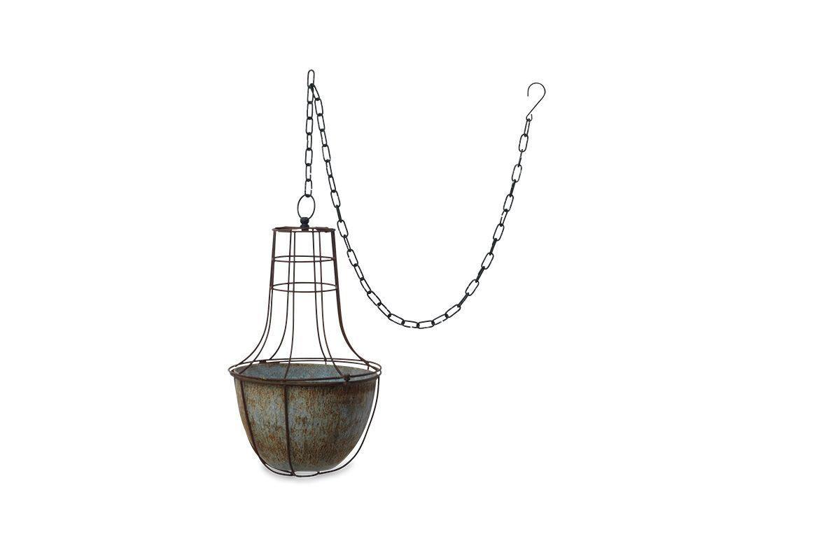 Nkuku VASES & PLANTERS Abari Caged Hanging Planter