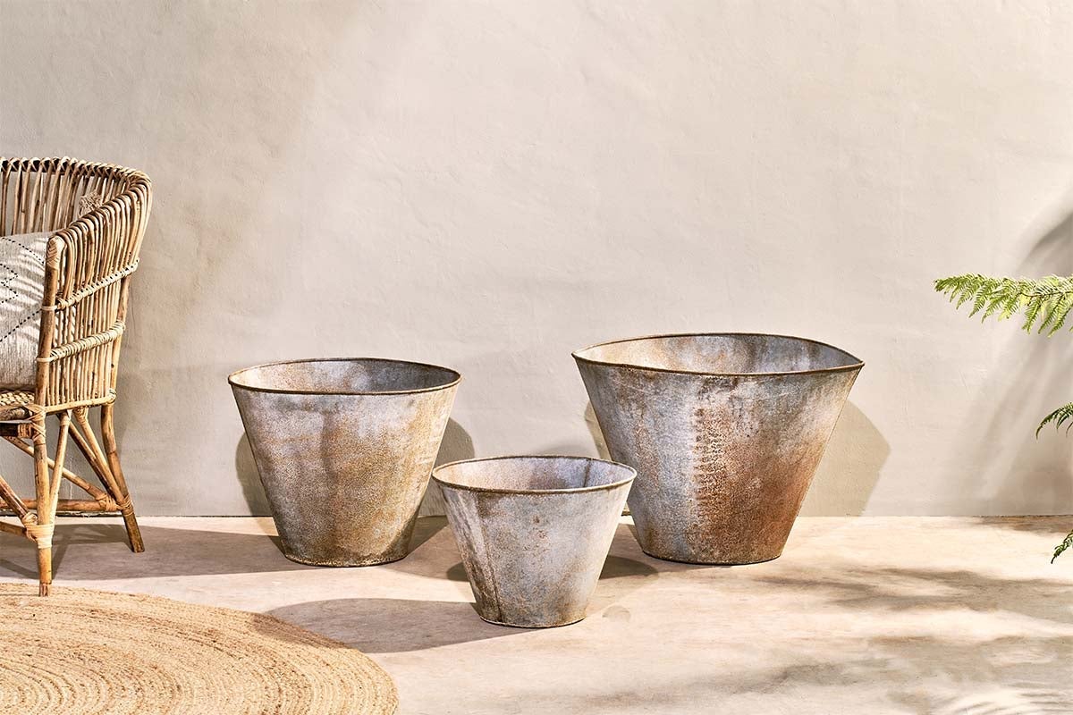 Nkuku VASES & PLANTERS Abari Tapered Planter