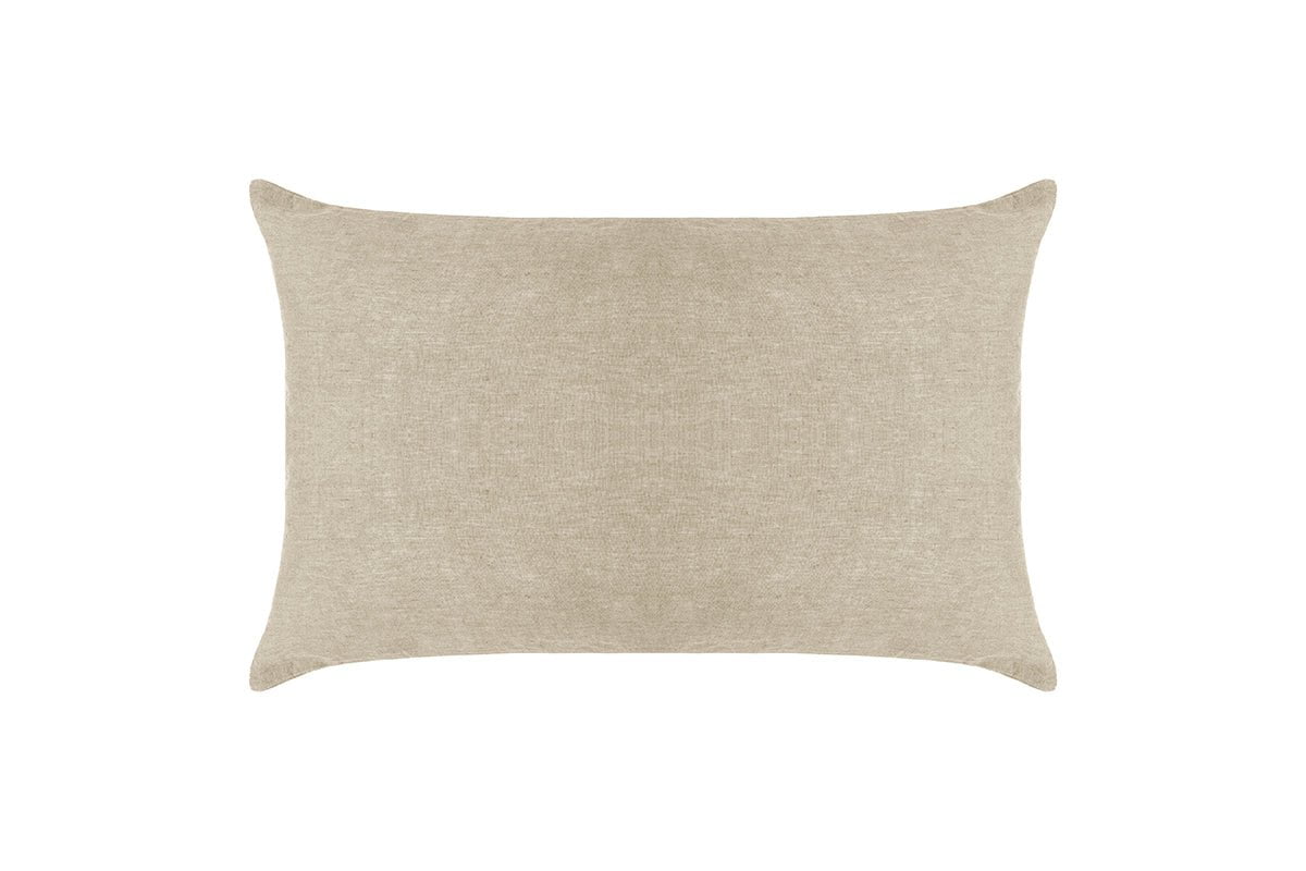 Nkuku TEXTILES Adya Linen Housewife Pillowcase Pair - Natural