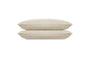 Nkuku TEXTILES Adya Linen Housewife Pillowcase Pair - Natural