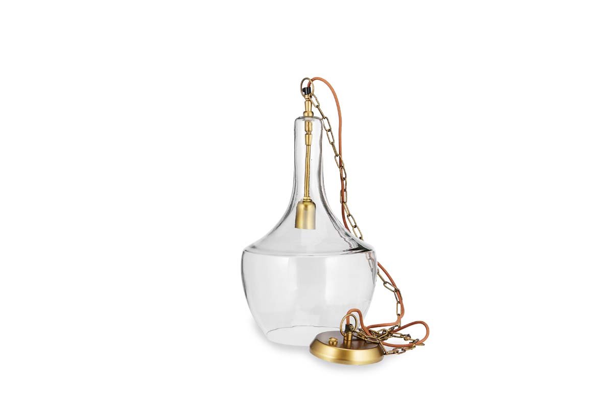 Nkuku LIGHTING Agatarla Glass Pendant - Large